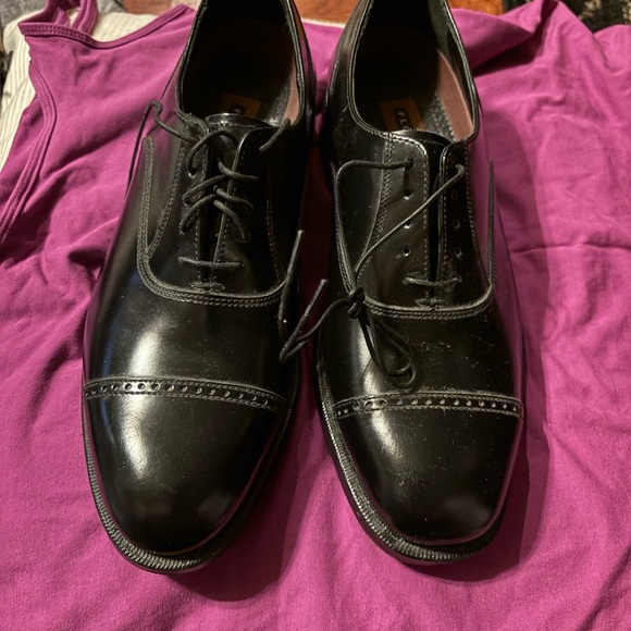 Florsheim Black Leather Oxfords main image 4